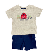 MINIBAMBA | Raised Right T-Shirt & Short 2Pc Set