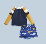 MUD PIE | Shark Rashguard Set