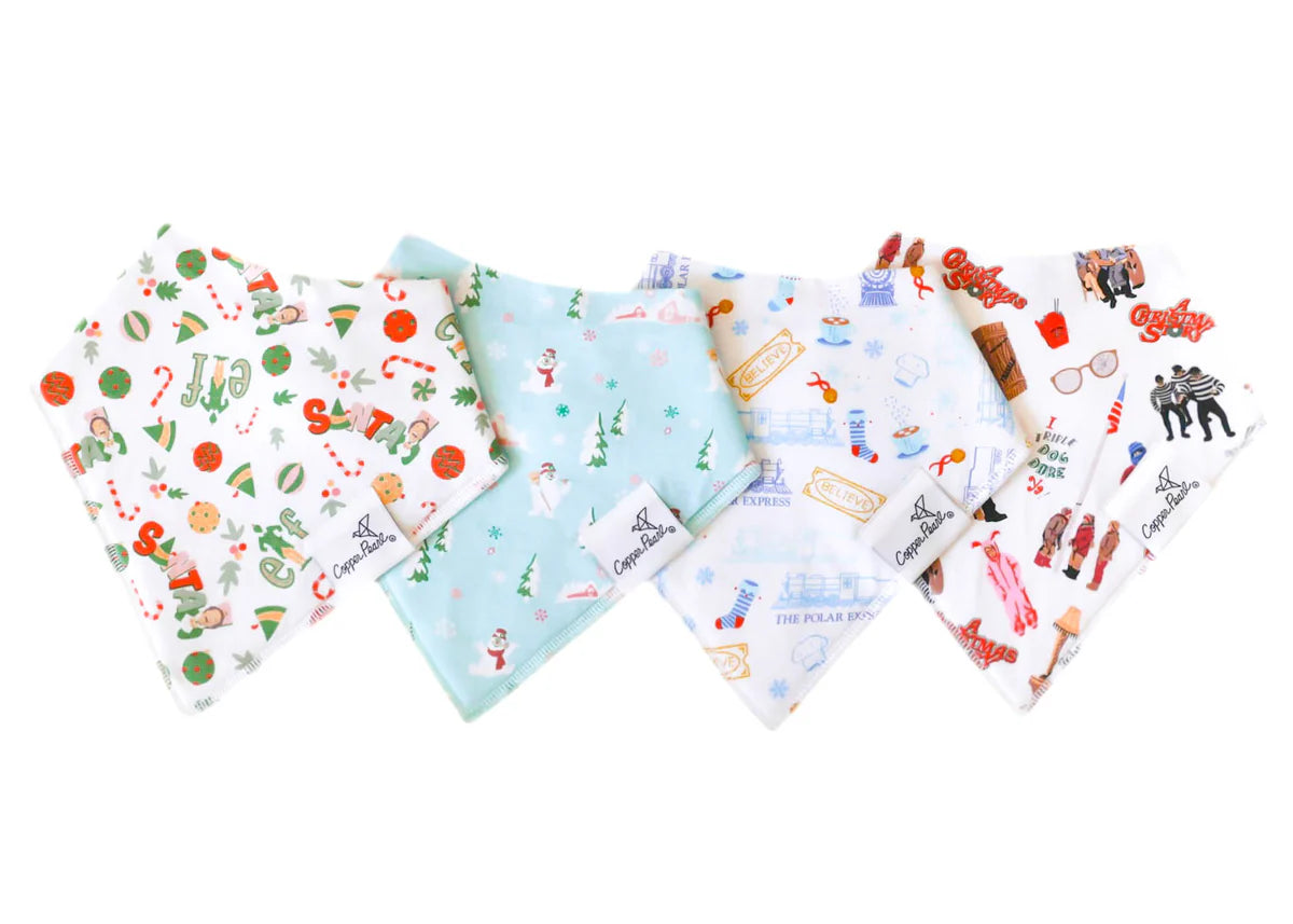 Baby Bandana Bib-Christmas Classics(4 Pack)