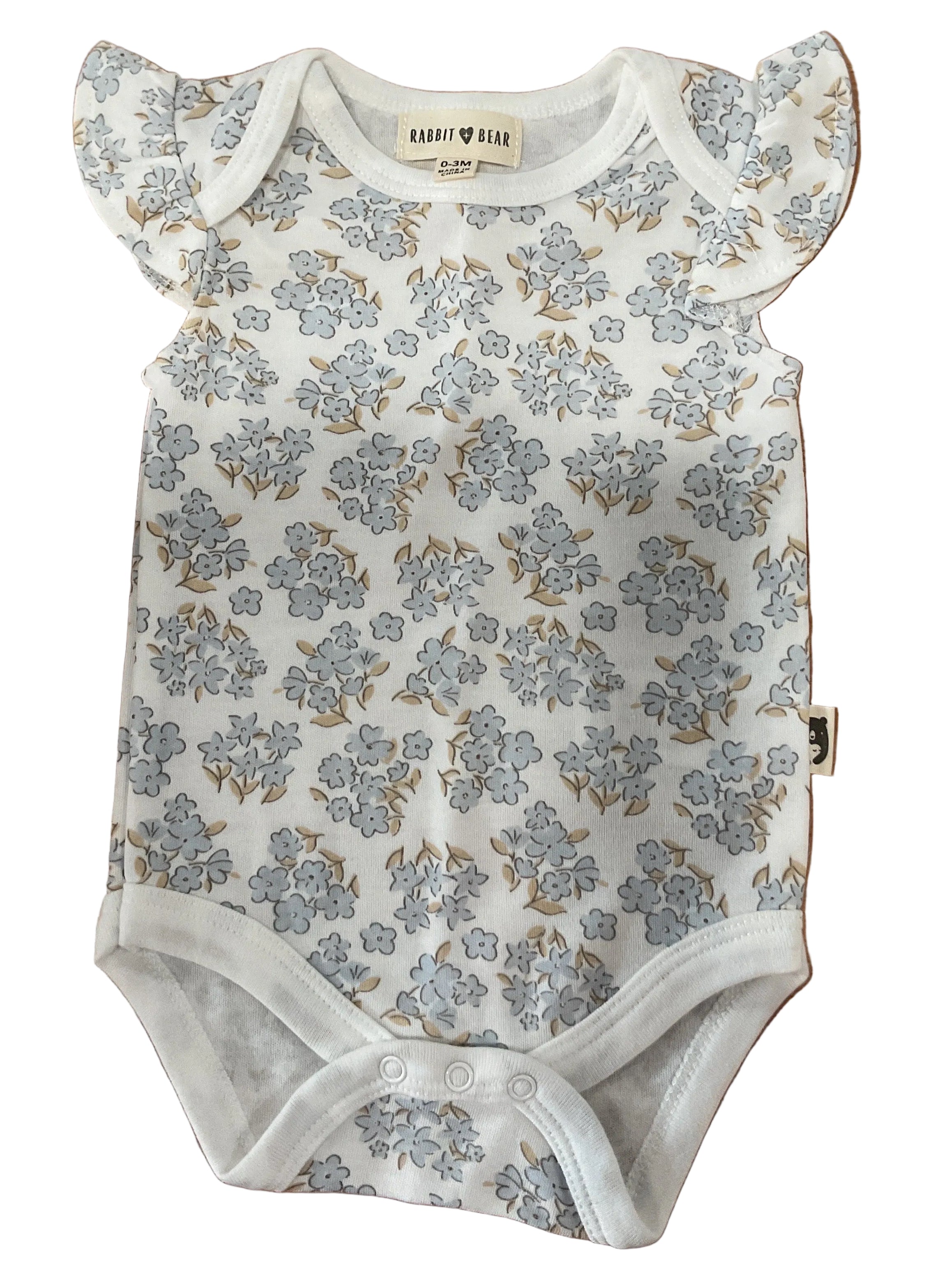 Rabbit + Bear 1PC Organic Onesie