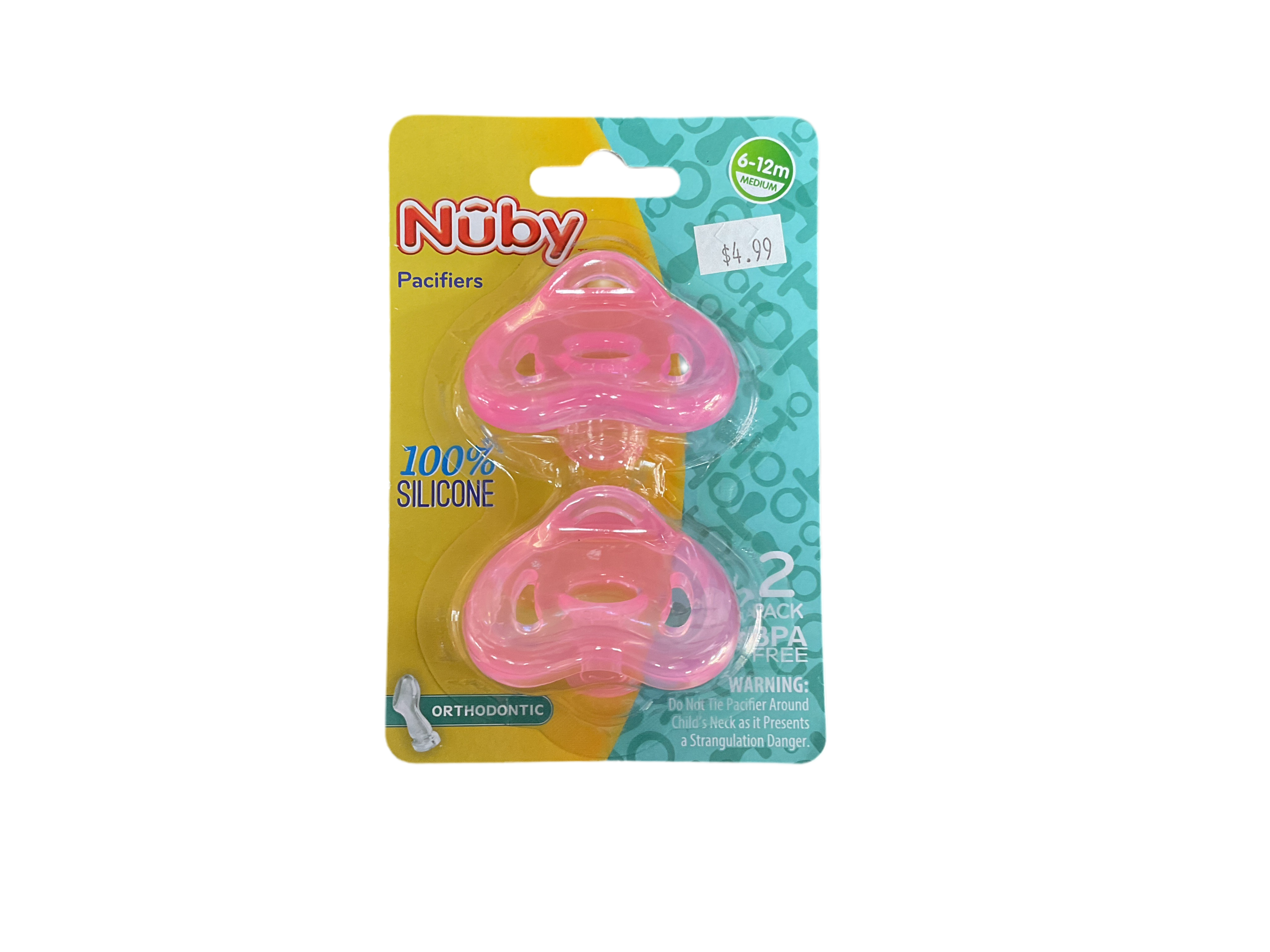 Nuby- Orthodontic Silicone Pacifiers