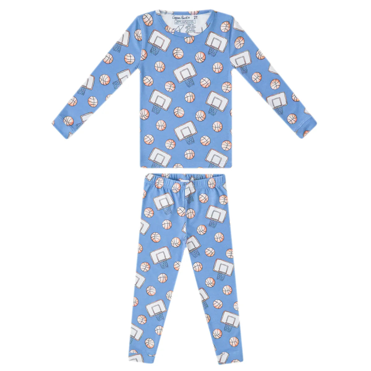 Dunk 2 Piece Long Sleeve Pajama Set - 4T