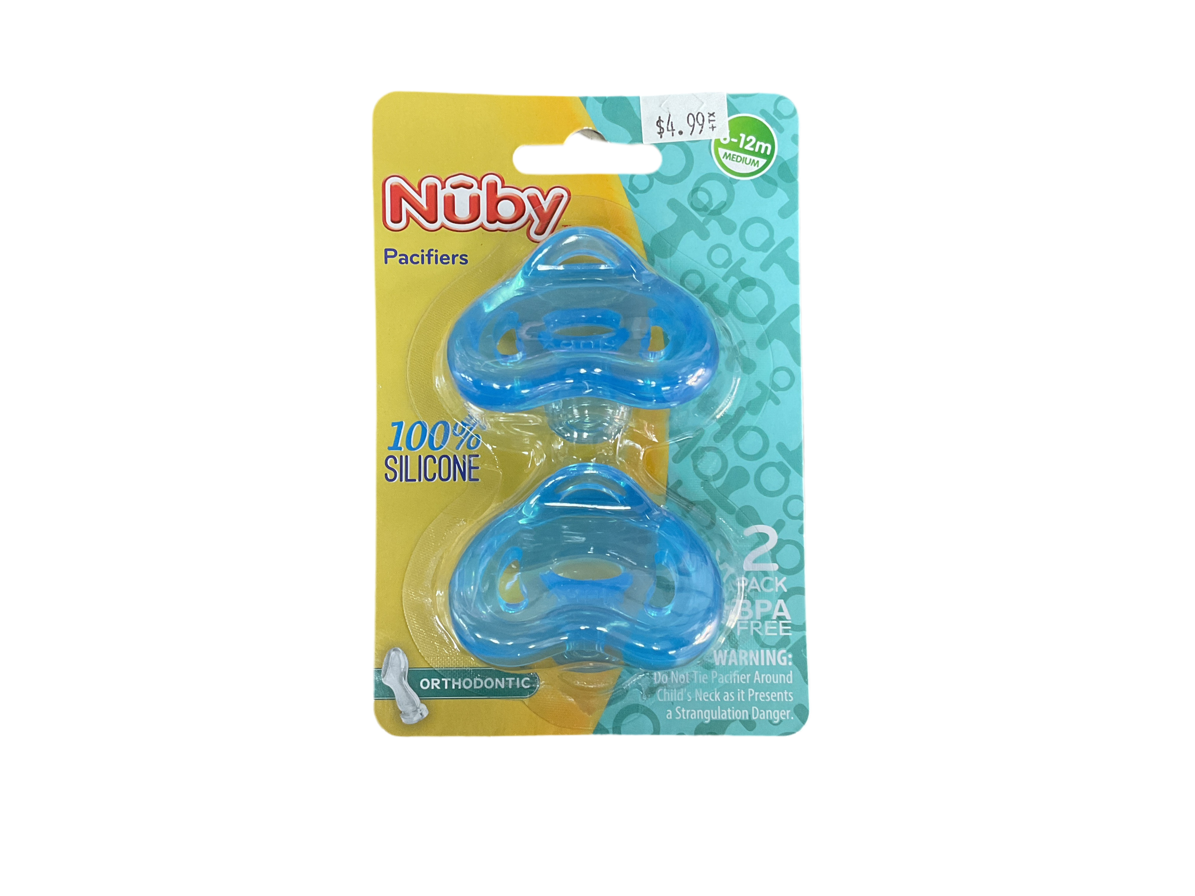 Nuby- Orthodontic Silicone Pacifiers