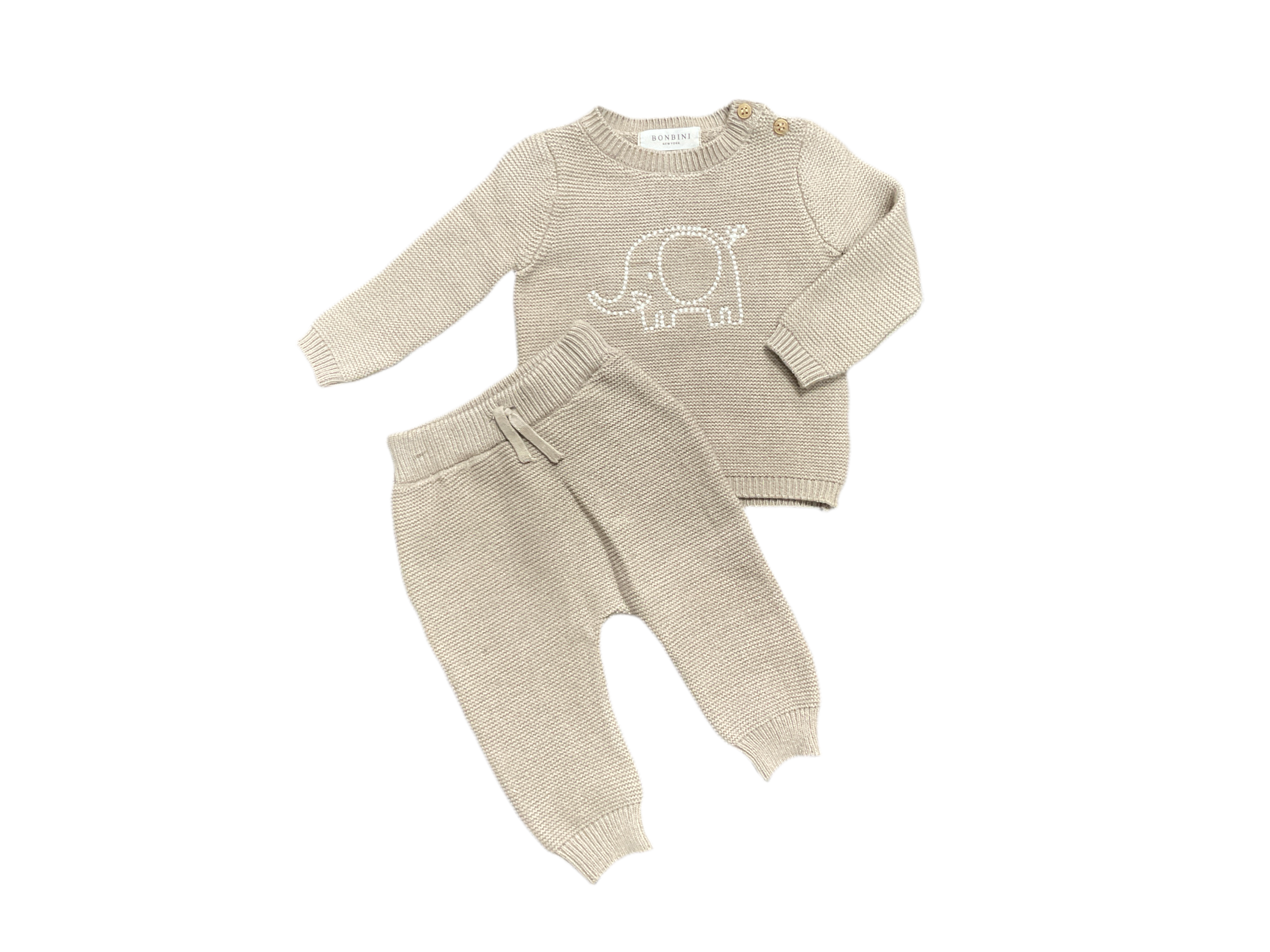 BonBini- Elephant Sweater Set