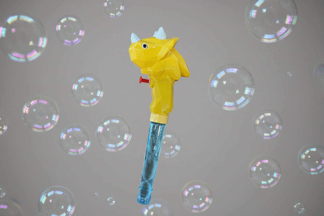 Light Up Dino Bubble Wand