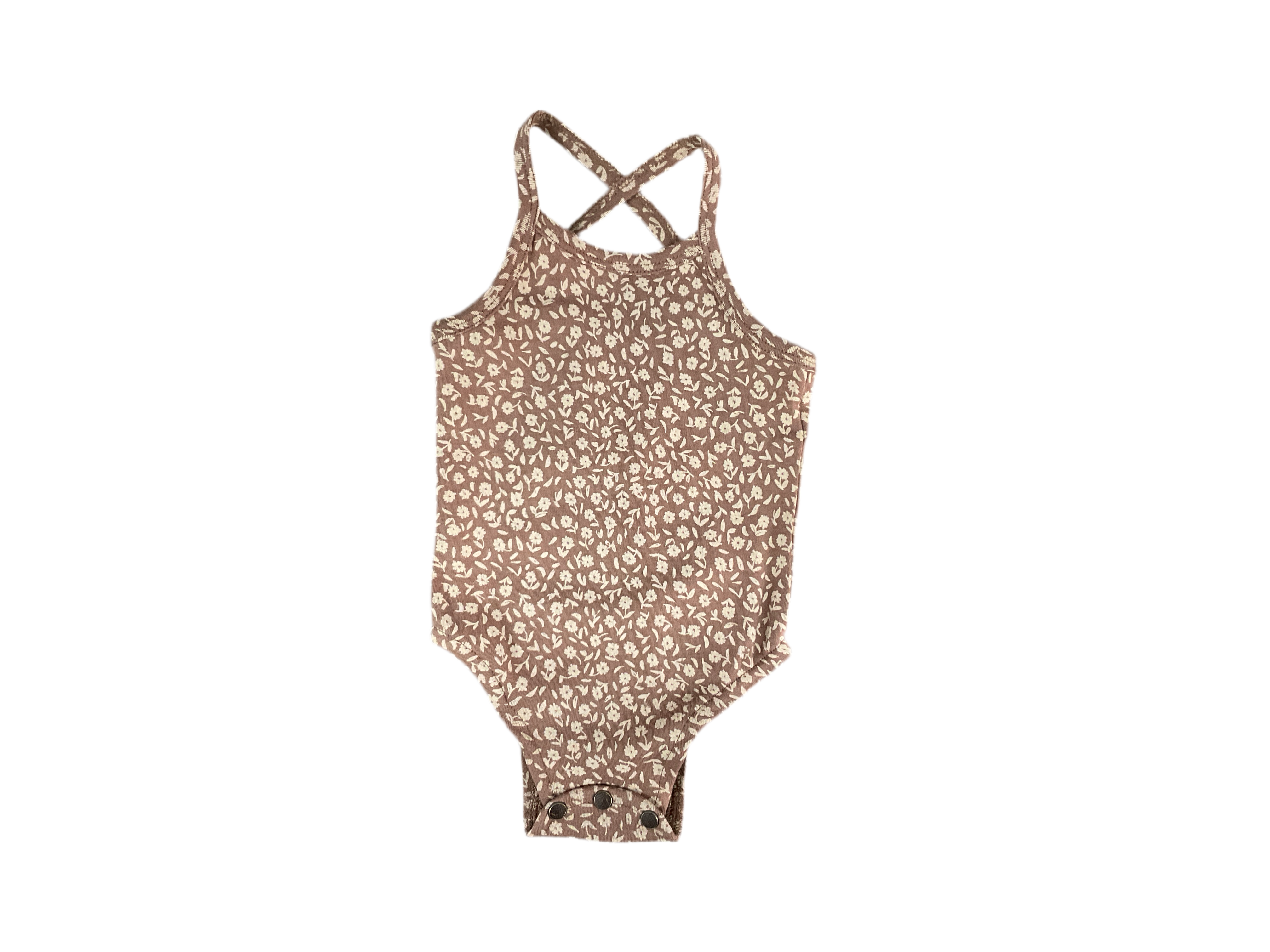 L’oved Baby- Printed Criss-Cross Bodysuit