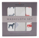 Fire Truck Washcloth Set Of 3
