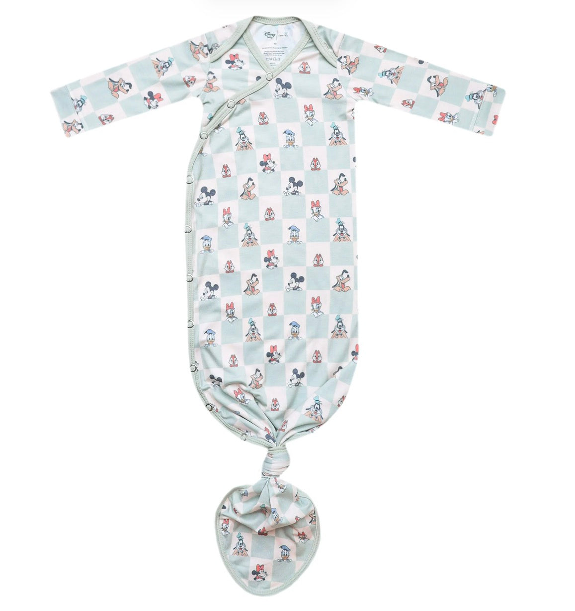 Copper Pearl | Newborn Knotted Gown - Mickey Mouse and Friends