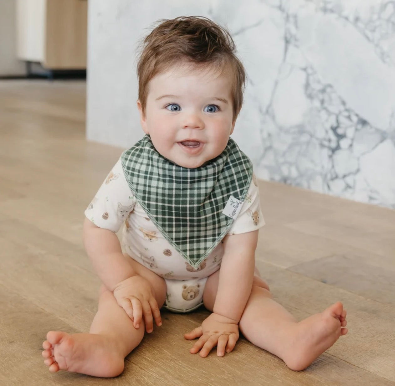 Copper Pearl | Baby Bandana Bibs - Wilder