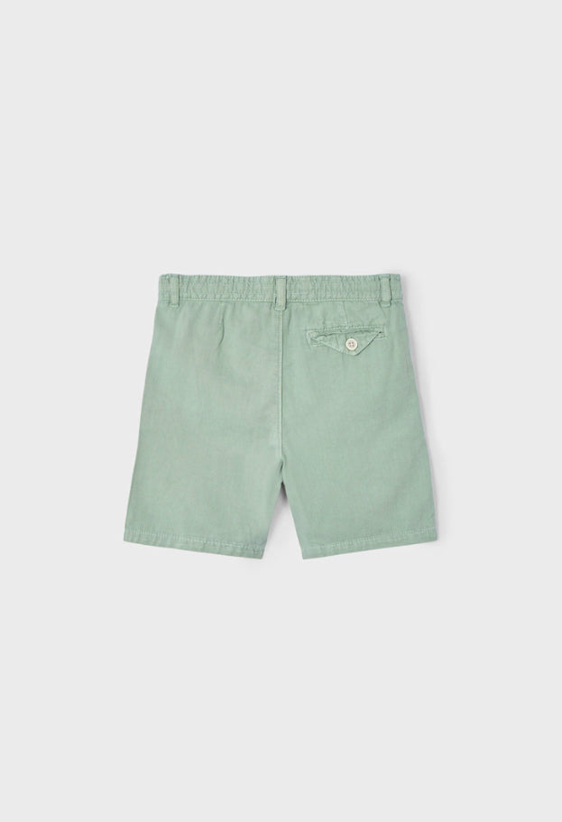 MAYORAL | Boy Drawstring Linen Shorts - Dark Laure