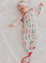 Copper Pearl Knotted Gown - Nicholas