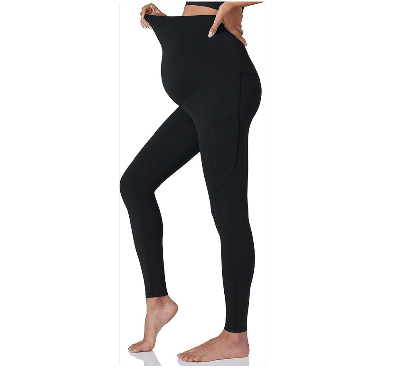 Women’s Black Maternity Leggings
