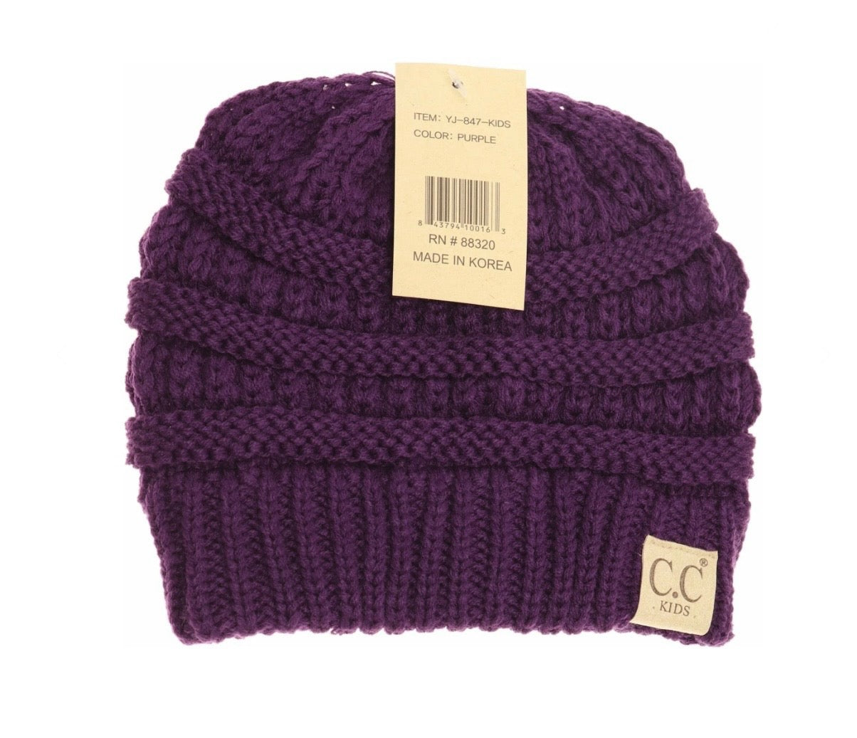CC Beanie- Kids Solid Beanie