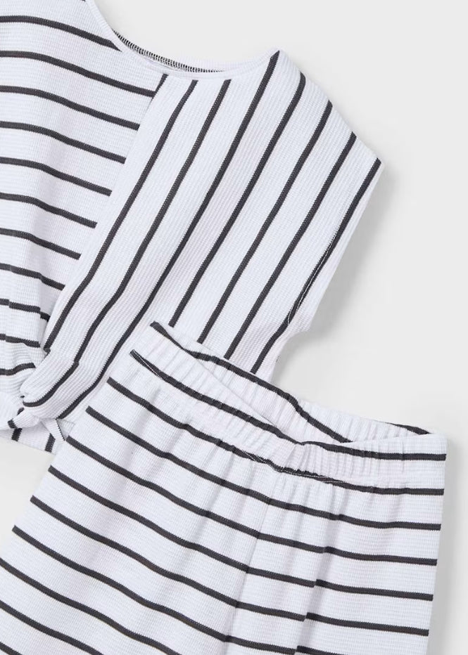 MAYORAL | Girl Striped T-Shirt And Pants Set