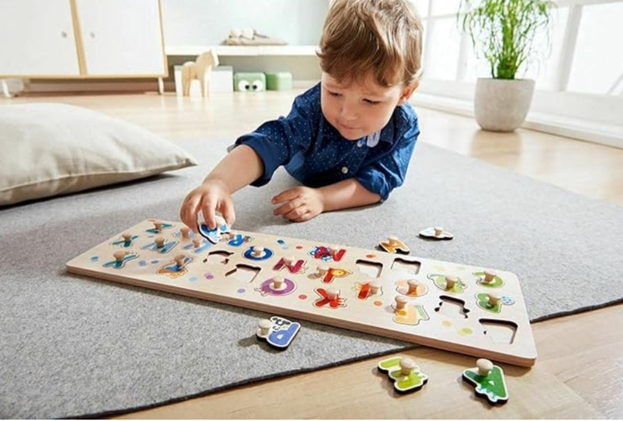 Haba-My First Abc Clutching Puzzle