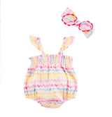 Mudpie- Rainbow RicRac Bubble And Headband Set