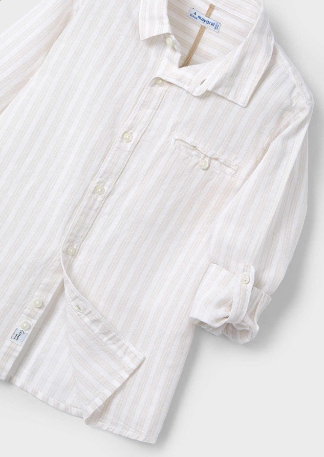 MAYORAL | Boy Long Sleeve Linen Shirt