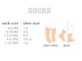 3Pk Midnight Lace Midi Sock