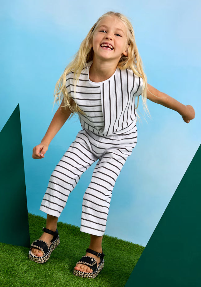 MAYORAL | Girl Striped T-Shirt And Pants Set