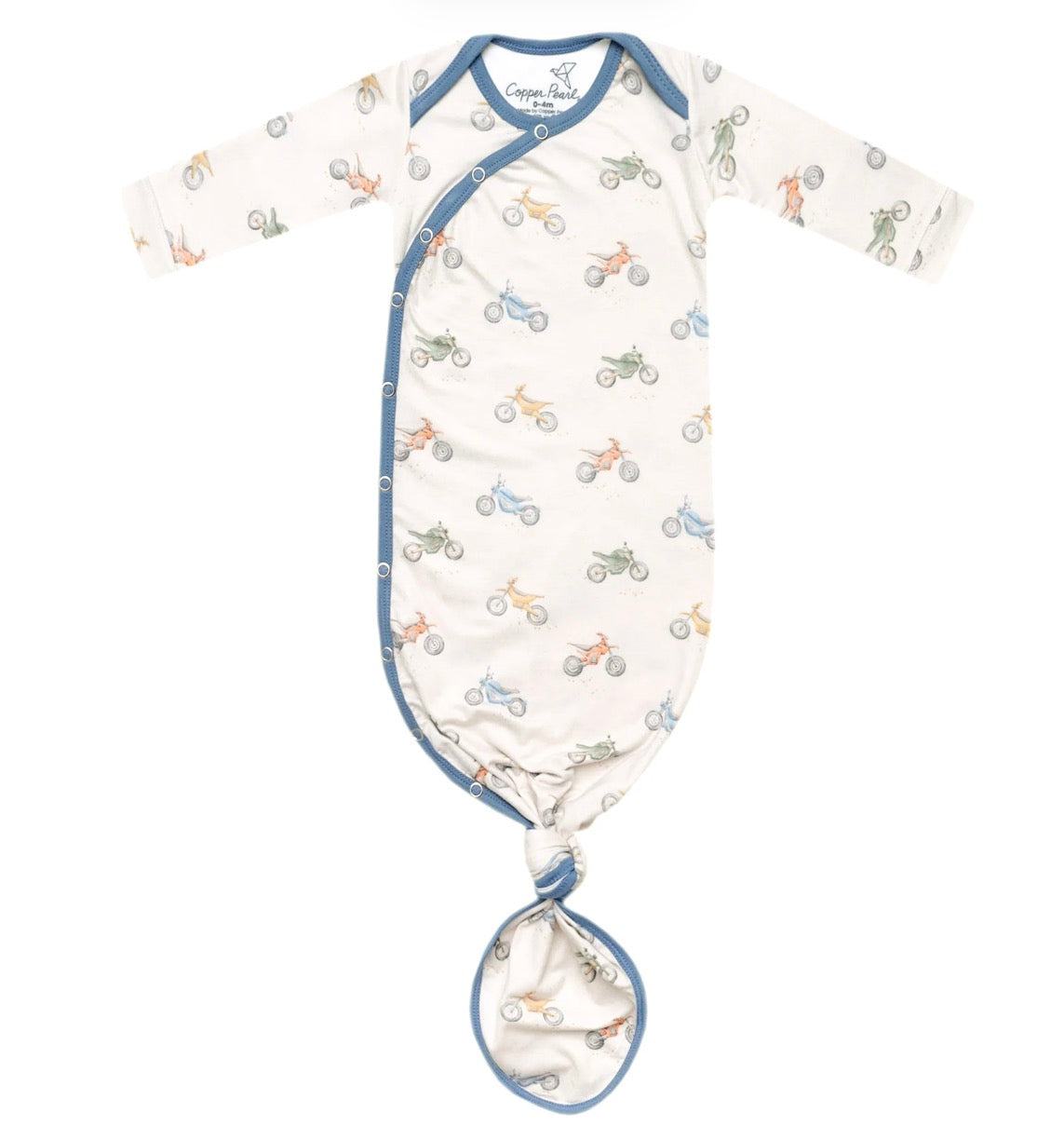 Copper Pearl | Newborn Knotted Gown - Ryder