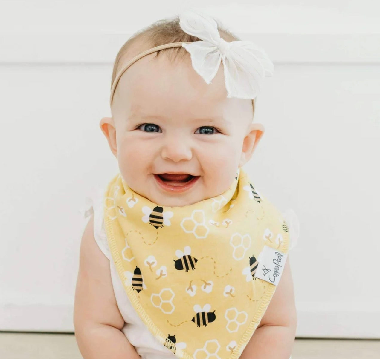 Copper Pearl | Baby Bandana Bibs - Atwood