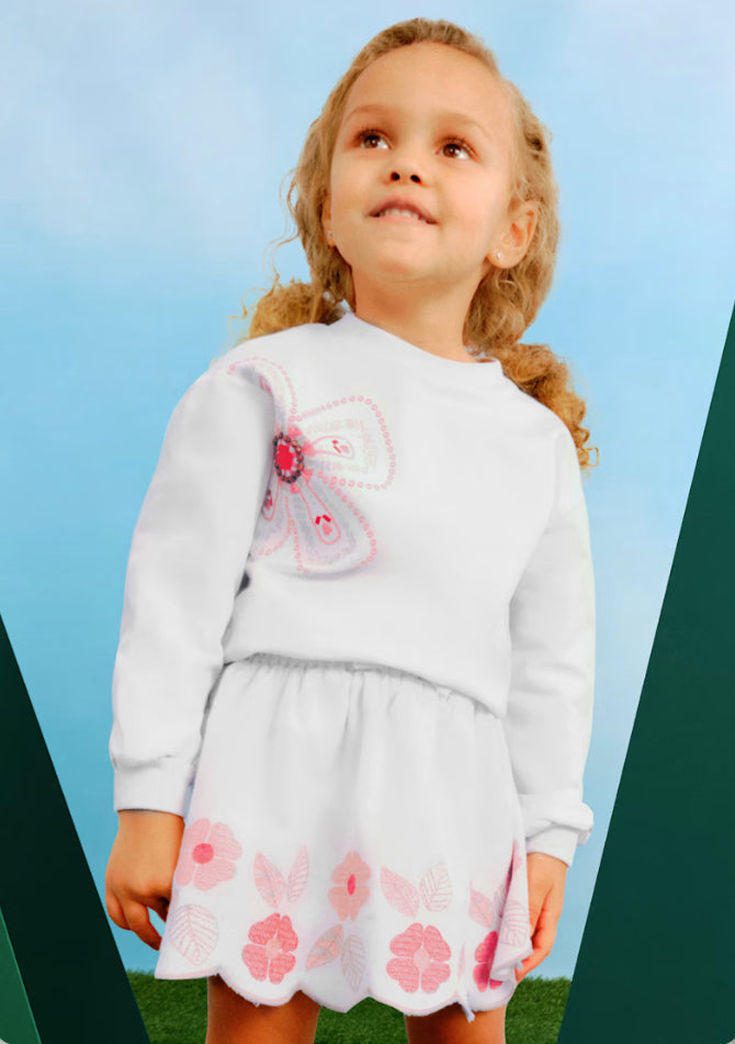 MAYORAL | Girl Embroidered Skirt