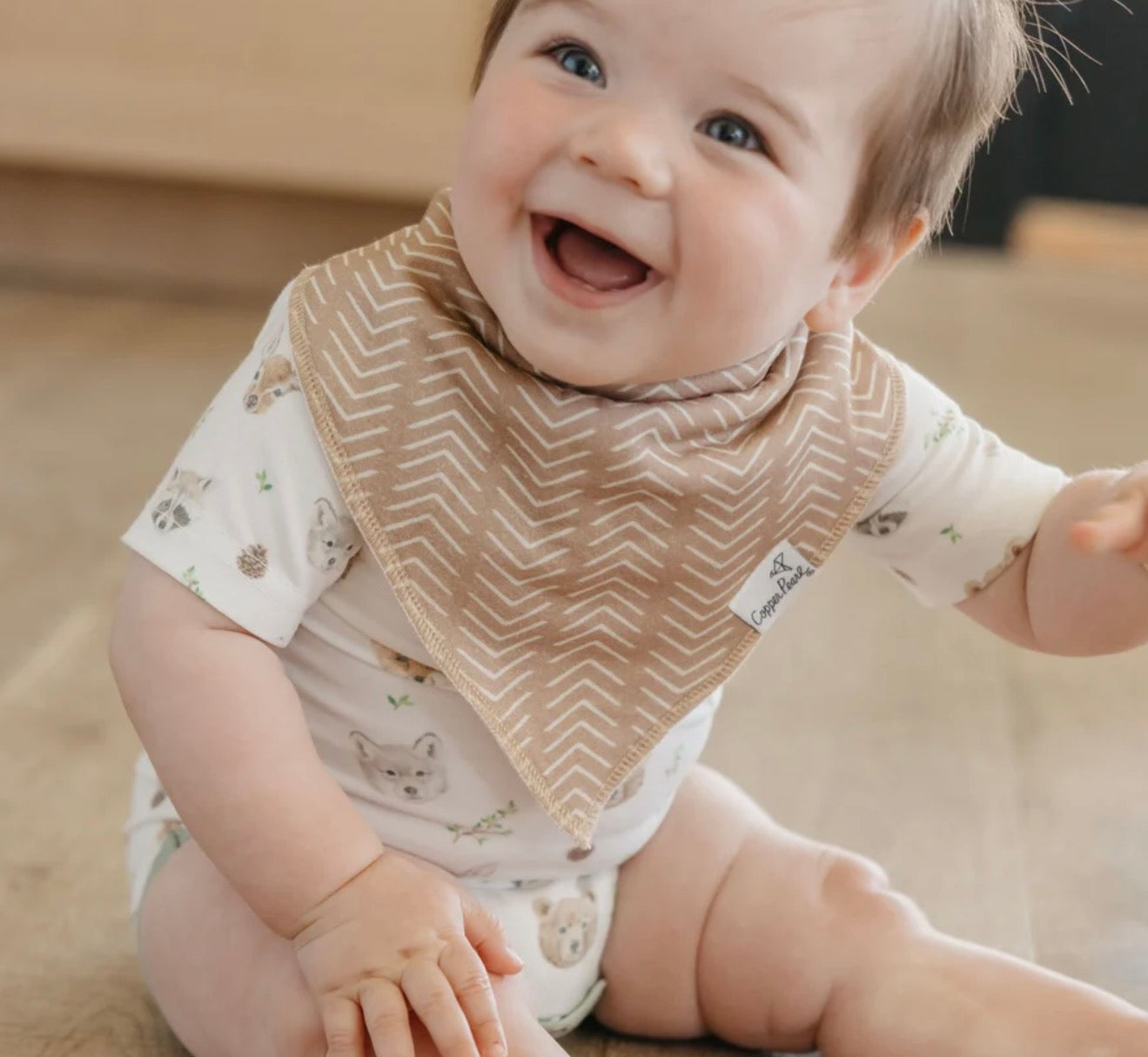 Copper Pearl | Baby Bandana Bibs - Wilder