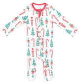 Copper Pearl Zip-Up Footie - Nicholas