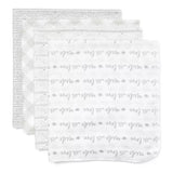 NECESSITIES BY TENDER TYME | 4 Pack Receiving Blankets Made With Love