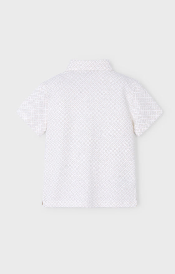 MAYORAL | Boy Geometric Print Polo Shirt - Arena