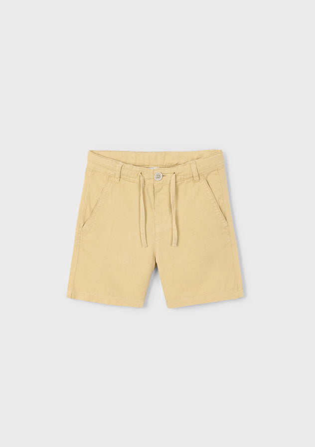 MAYORAL | Boy Drawstring Linen Shorts - Galleta