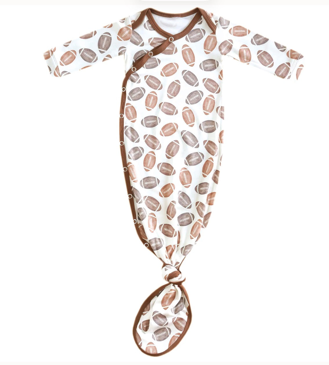 Copper Pearl | Newborn Knotted Gown - Blitz