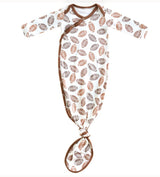 Copper Pearl | Newborn Knotted Gown - Blitz