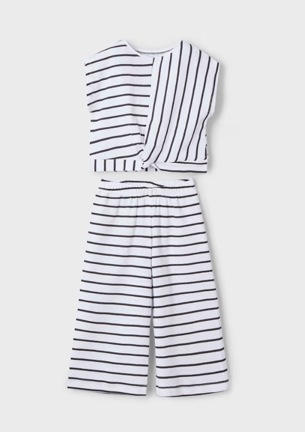 MAYORAL | Girl Striped T-Shirt And Pants Set