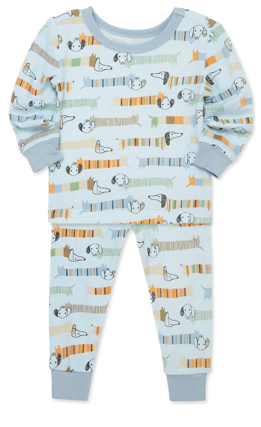 2 Piece Sleepwear Set With Puppies