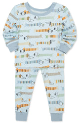 2 Piece Sleepwear Set With Puppies