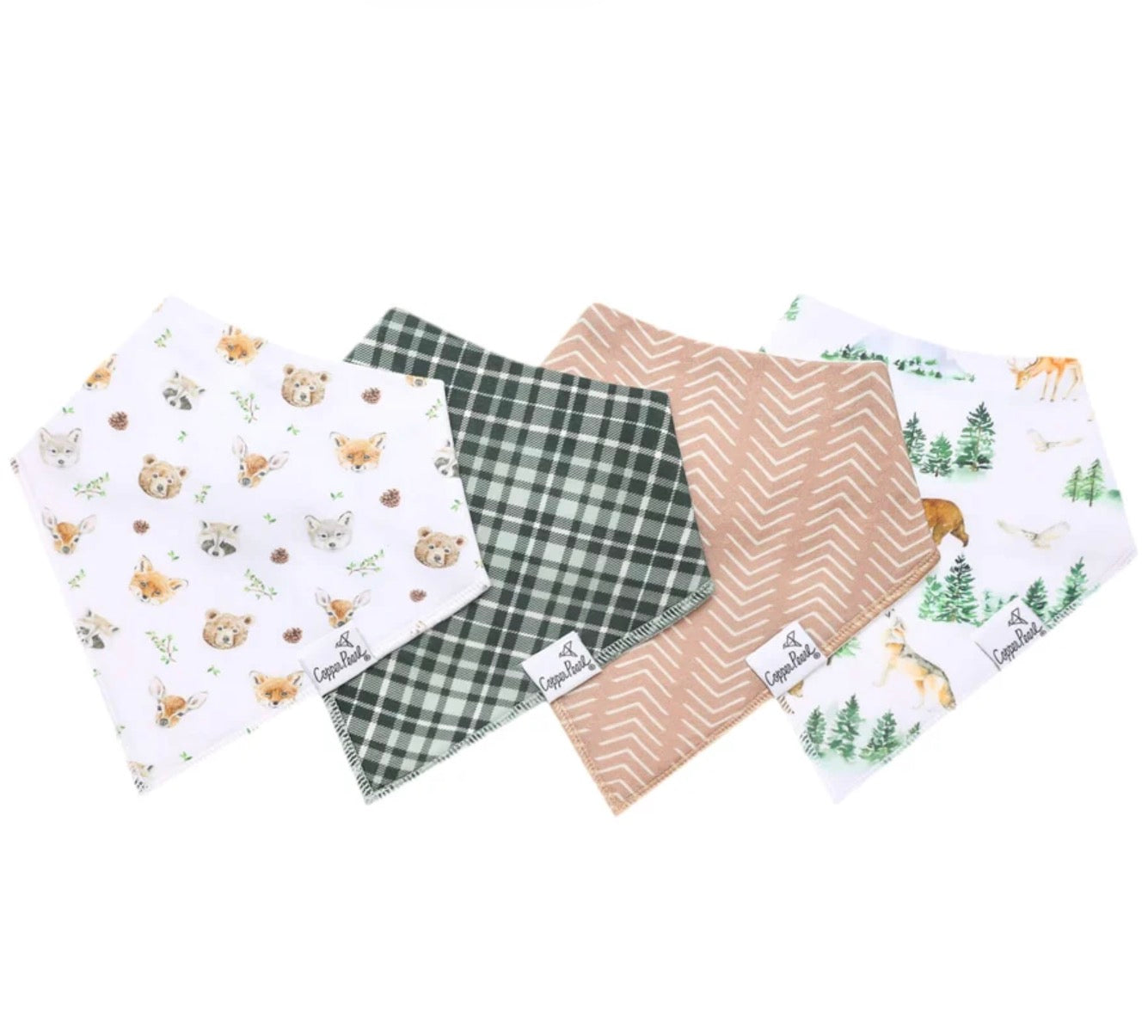 Copper Pearl | Baby Bandana Bibs - Wilder