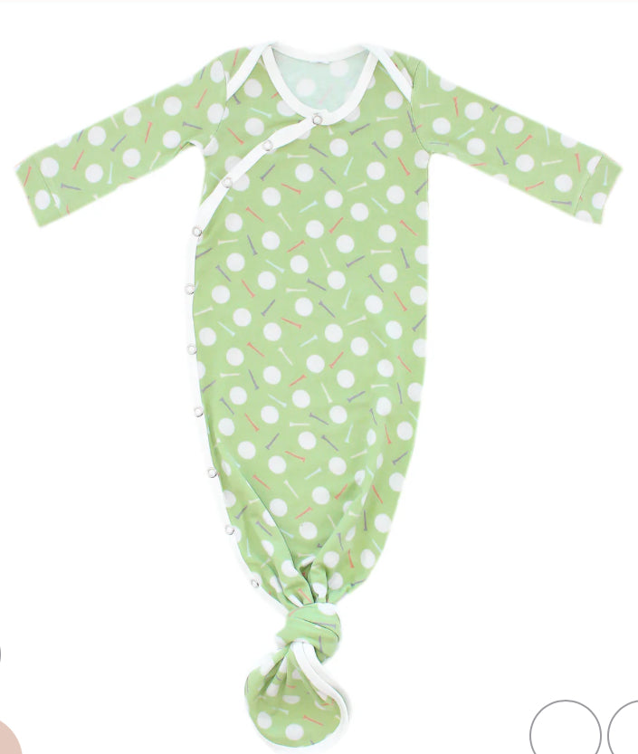 Bogey - Newborn Knotted Gown 0-4M