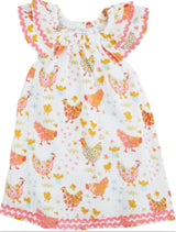 Mudpie- Flower Chicken Dress 5T