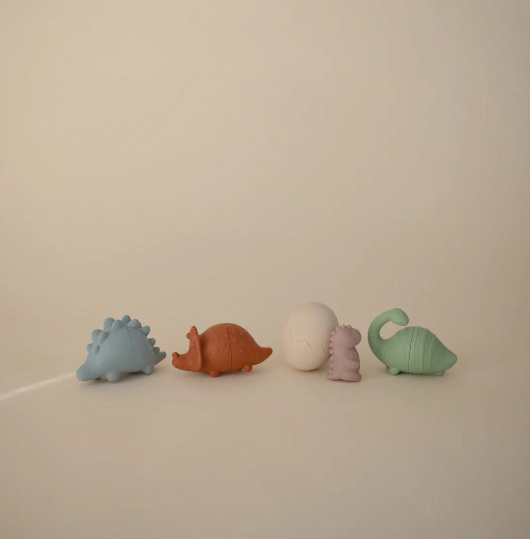 Mushie silicon mold free bath toys 4-pack