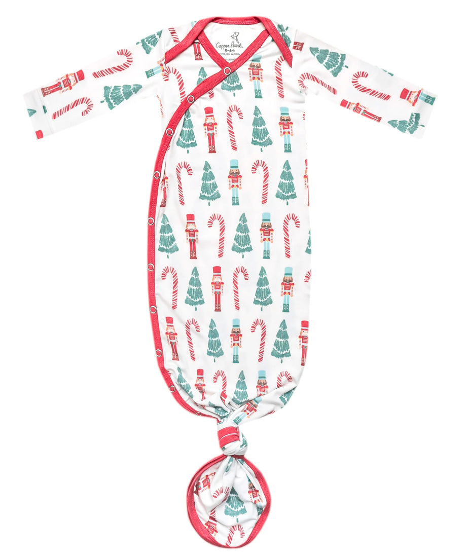 Copper Pearl Knotted Gown - Nicholas