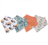 Copper Pearl | Baby Bandana Bibs - Bison