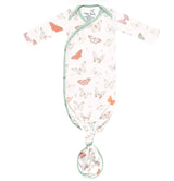Copper Pearl | Luna Butterfly Pattern Knotted Gown
