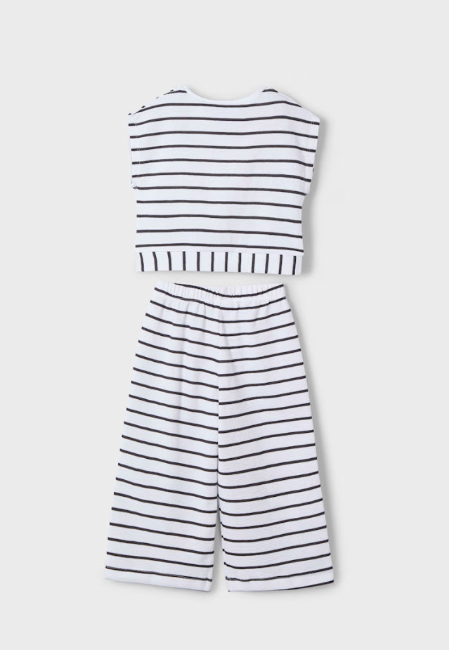 MAYORAL | Girl Striped T-Shirt And Pants Set