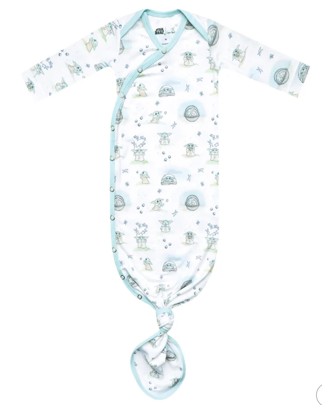 Copper Pearl | Newborn Knotted Gown - Star Wars Grogu