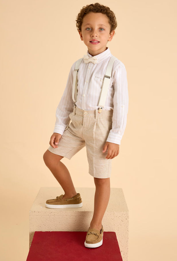 MAYORAL | Boy Long Sleeve Linen Shirt