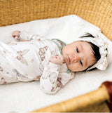 Copper Pearl | Luna Butterfly Pattern Knotted Gown
