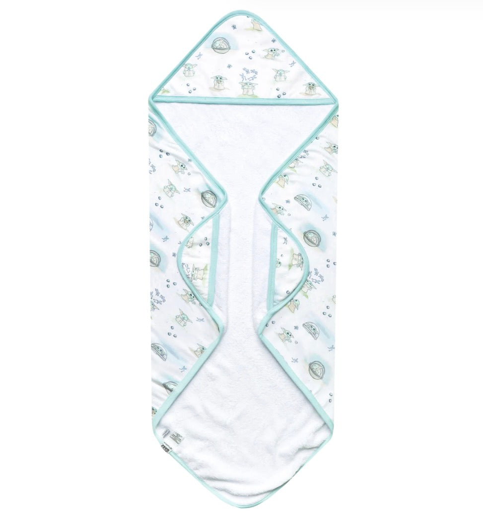 Copper Pearl | Star Wars Grogu Premium Baby Knit Hooded Towel