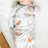 Copper Pearl | Luna Butterfly Pattern Knotted Gown