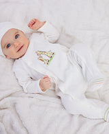 Giraffe Footie W/ Hat-6M